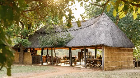 Time and Tide Kakuli safari camp beside the Luangwa River